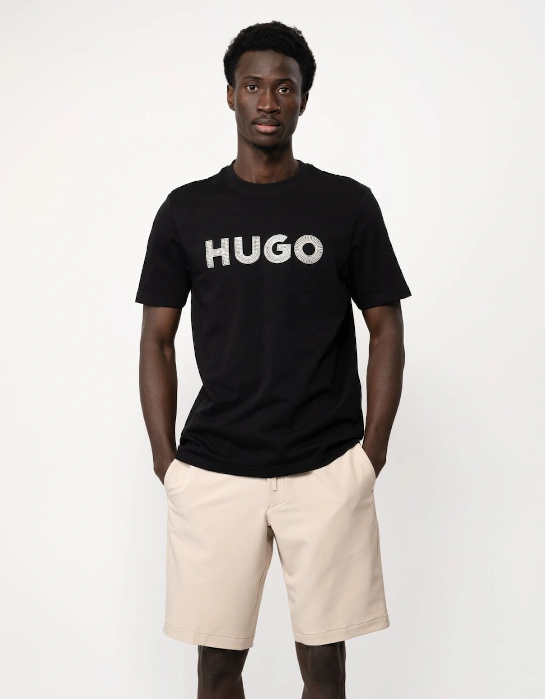 HUGO Drochet Mens T-Shirt, 5 of 4