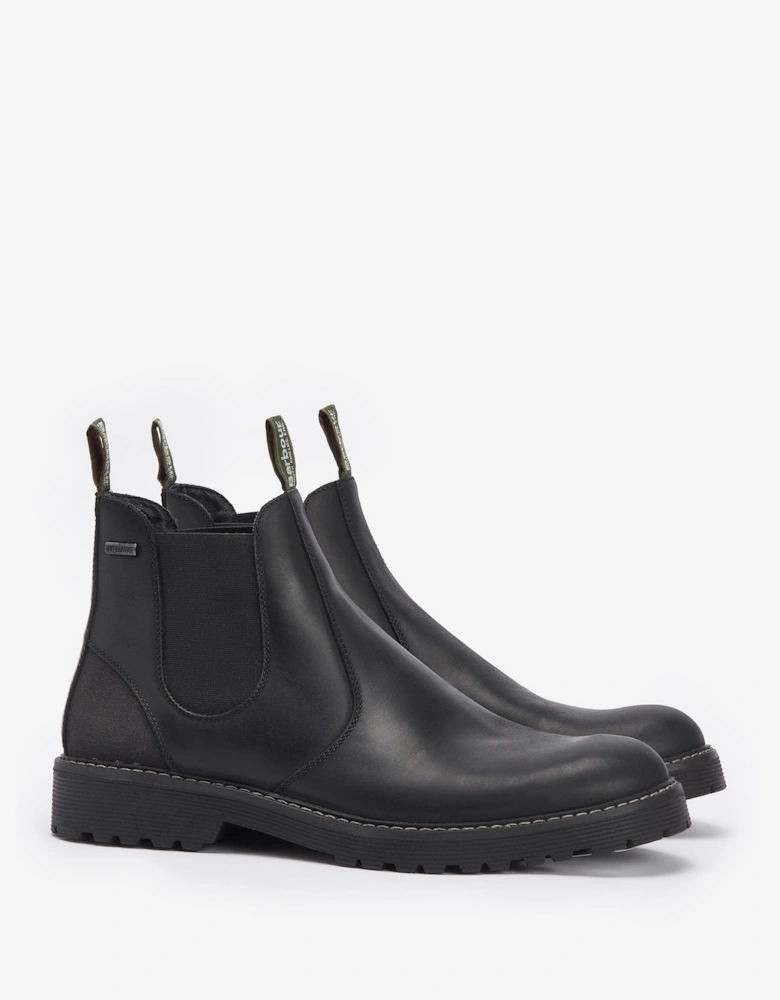 Patton Mens Chelsea Boots - Black
