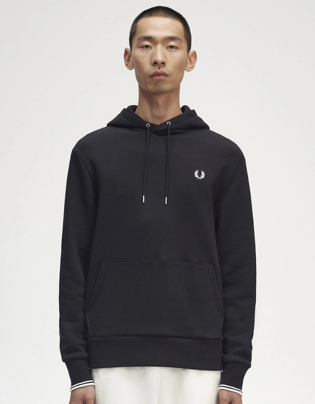 Mens Tipped Hooded Sweatshirt NOS, 8 of 7