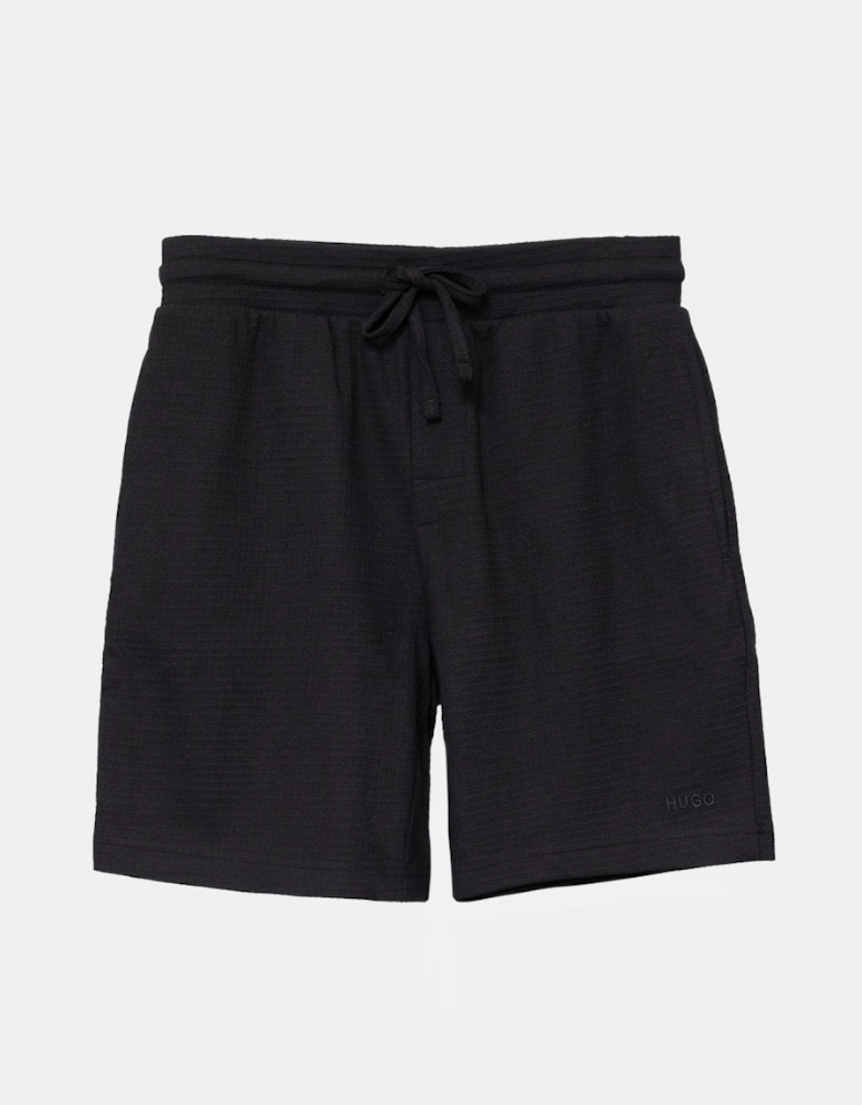 HUGO Austin Mens HUGO Austin Mens HUGO Austin Mens Waffle-Structured Pyjama Shorts with Embroidered Logo
