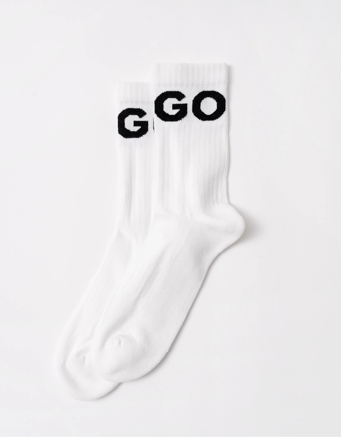 Hugo Boss Men's White Hugo Iconic 3-Pack Quarter Length Combed Cotton Socks Nos - 100 - Size: 6/6.5/7.5/7/11/10/8/8.5/12/9.5/9/11.5/10.5