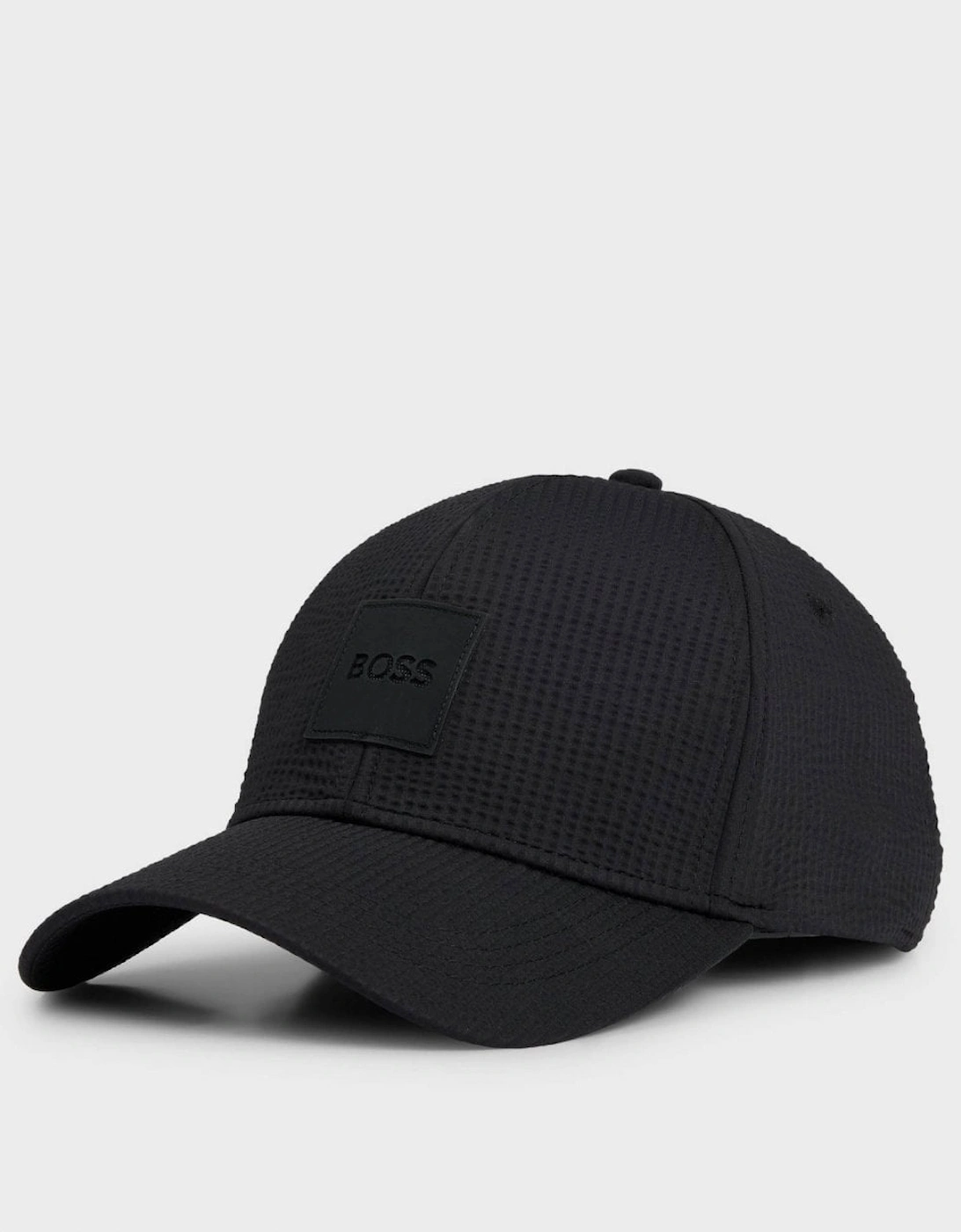 BOSS Orange Zed Seersucker Mens Baseball Cap, 5 of 4