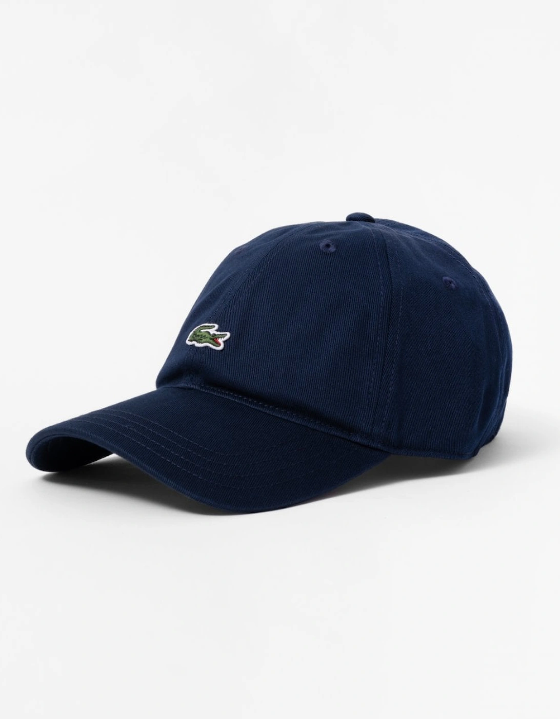 Lacoste Men's Navy Organic Cotton Twill Cap - Blue 166 - Size: One Size