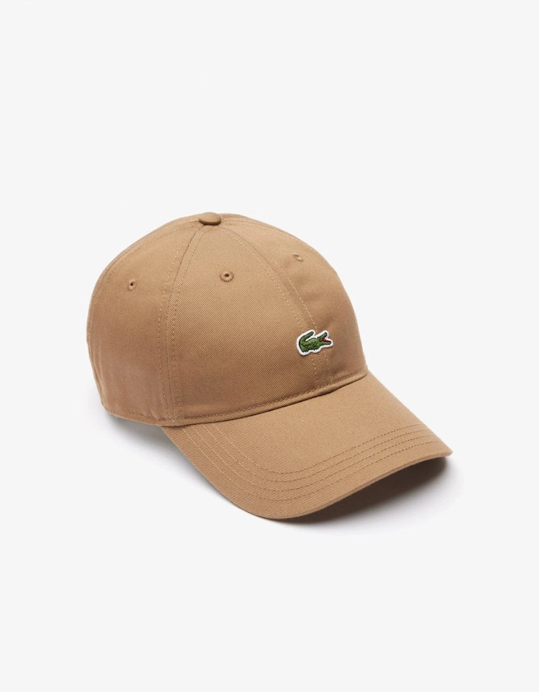 Lacoste Mens Organic Cotton Twill Cap - Cookie SIX