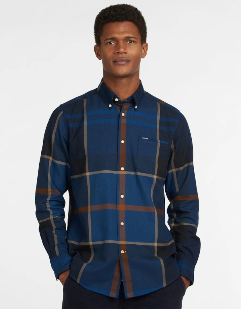 Dunoon Tailored Mens Shirt - Midnight Tartan
