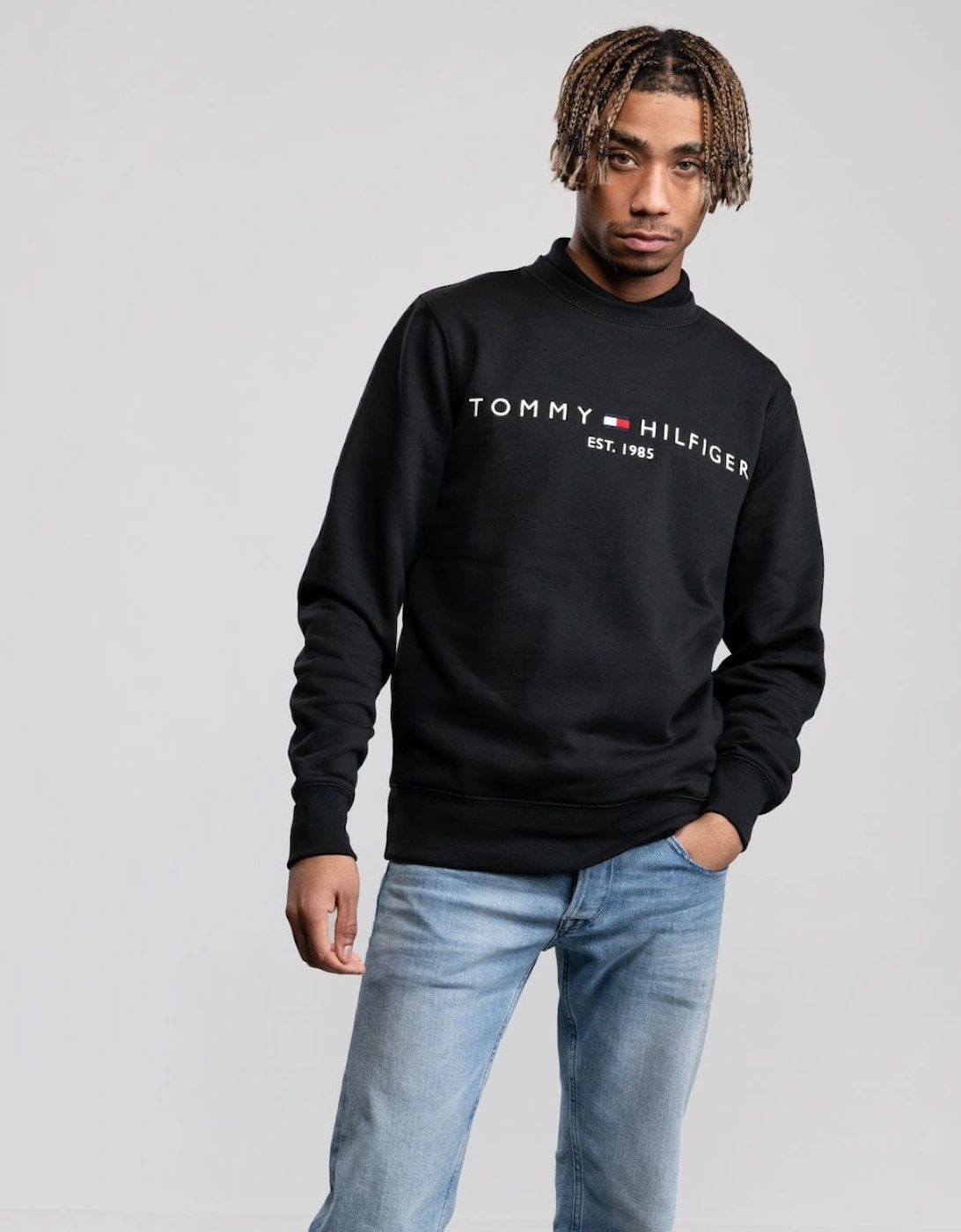 Tommy Logo Mens Sweatshirt, 6 of 5