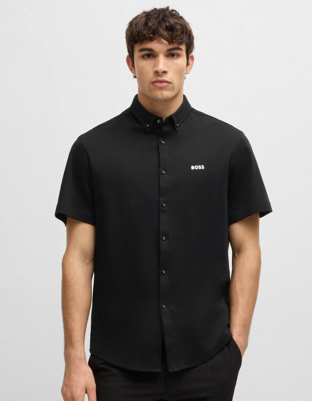 BOSS Green B Motion Mens Short Sleeve Shirt, 6 of 5