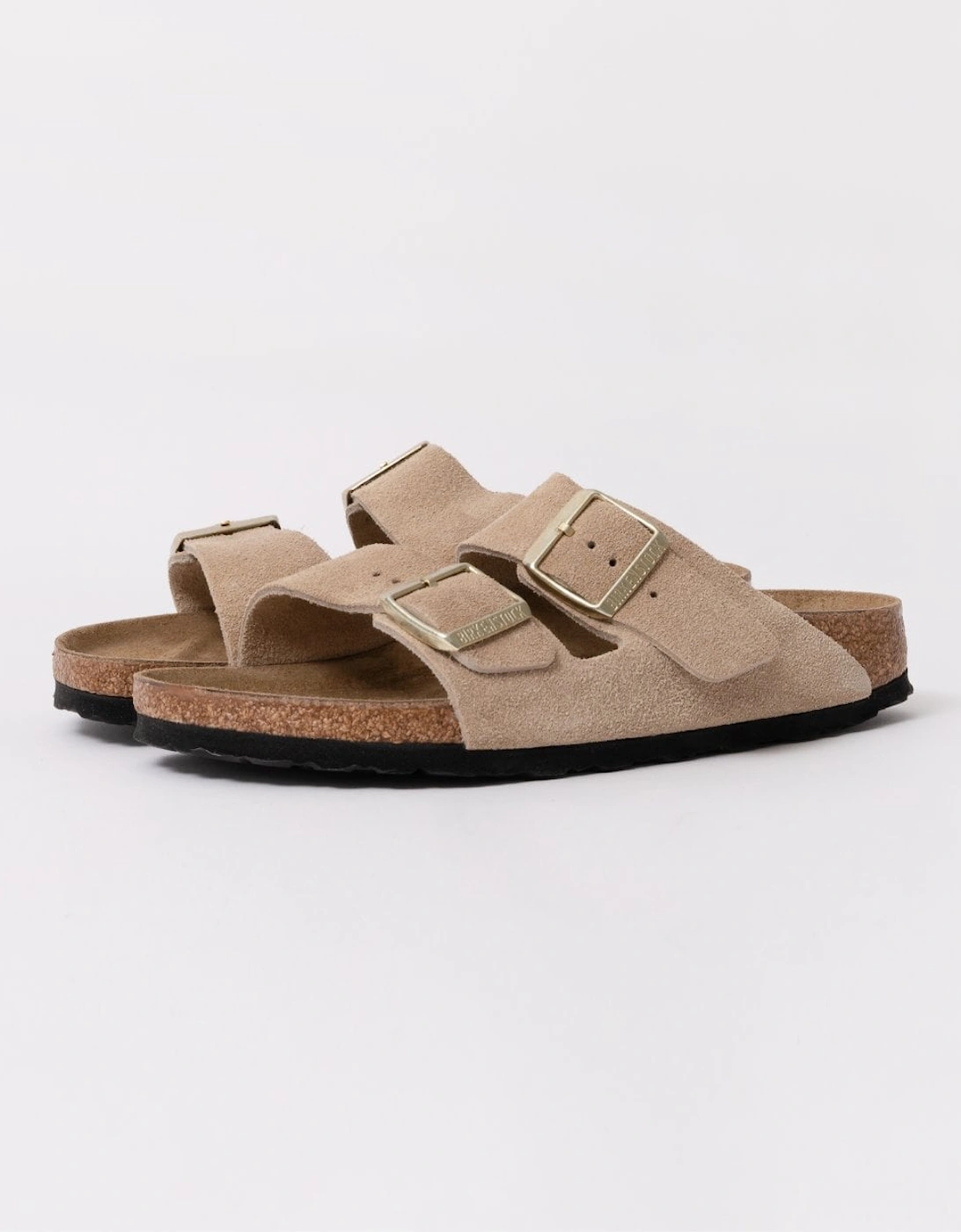 Birkenstock Arizona Women's Tan Suede Leather Sandals - Sandcastle  7/C