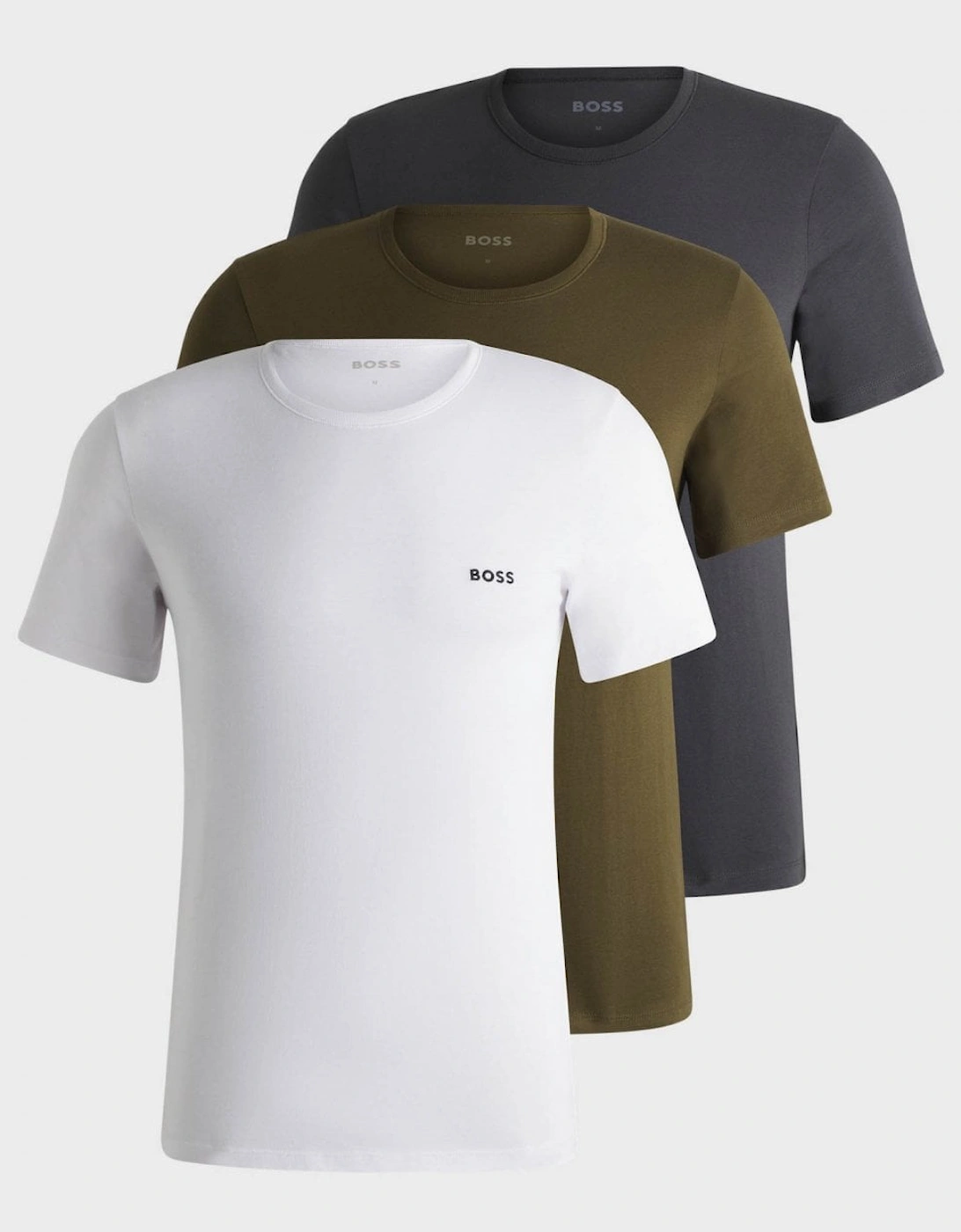 BOSS Orange RN Classic 3-Pack Mens T-Shirts, 6 of 5