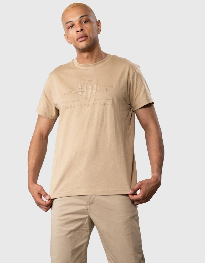 Tonal Archive Shield Mens T-Shirt