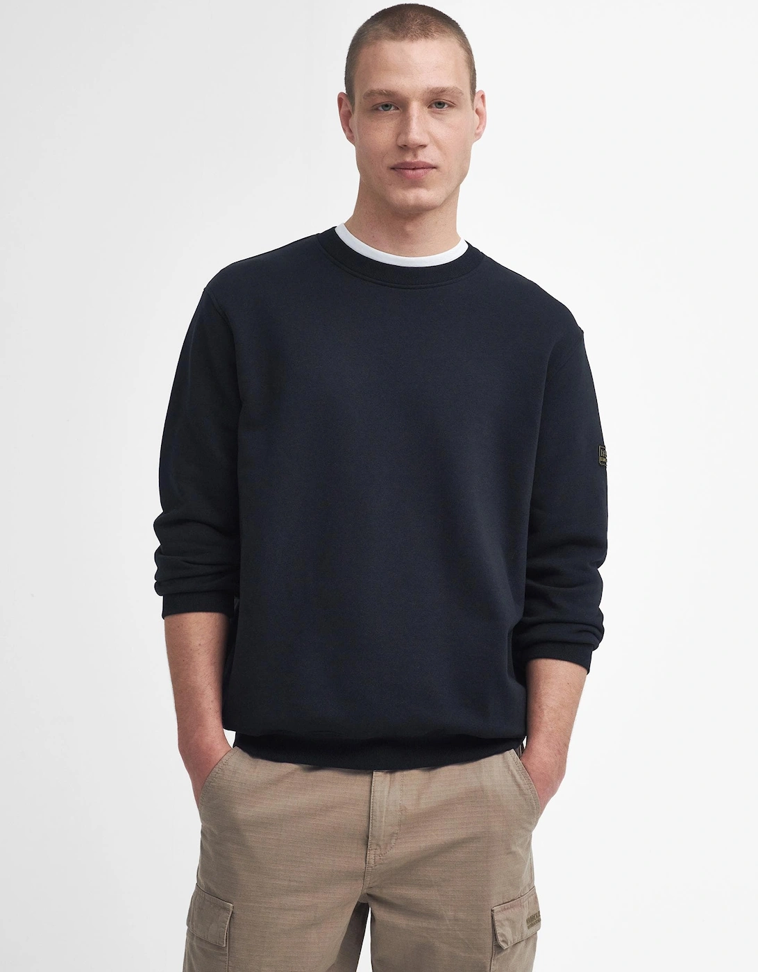 Outline Badge Mens Sweatshirt, 7 of 6