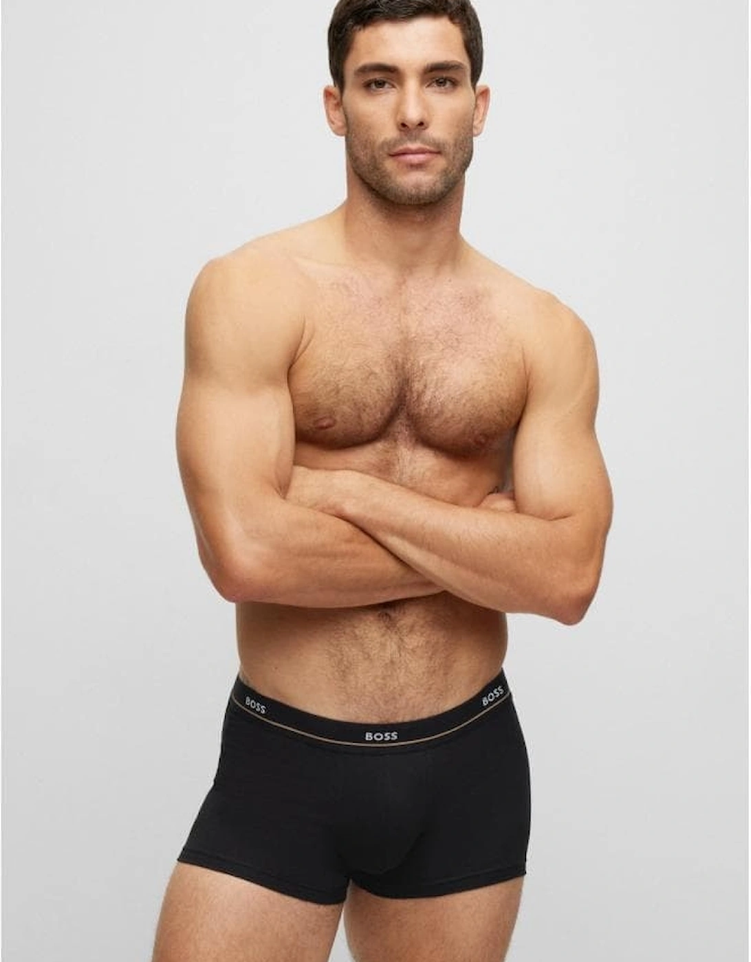 Hugo Boss Men's Black Boss Orange 5 Pack Essential Trunks Nos - 001  33/32/32 M