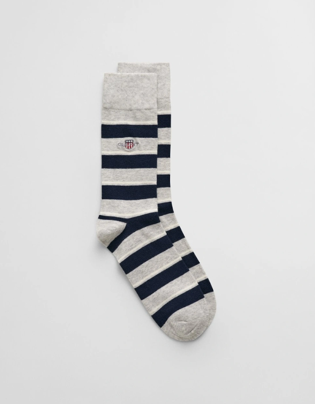 Gant Men's White Shield Stripe Socks - : 9/9.5/10/10.5/11