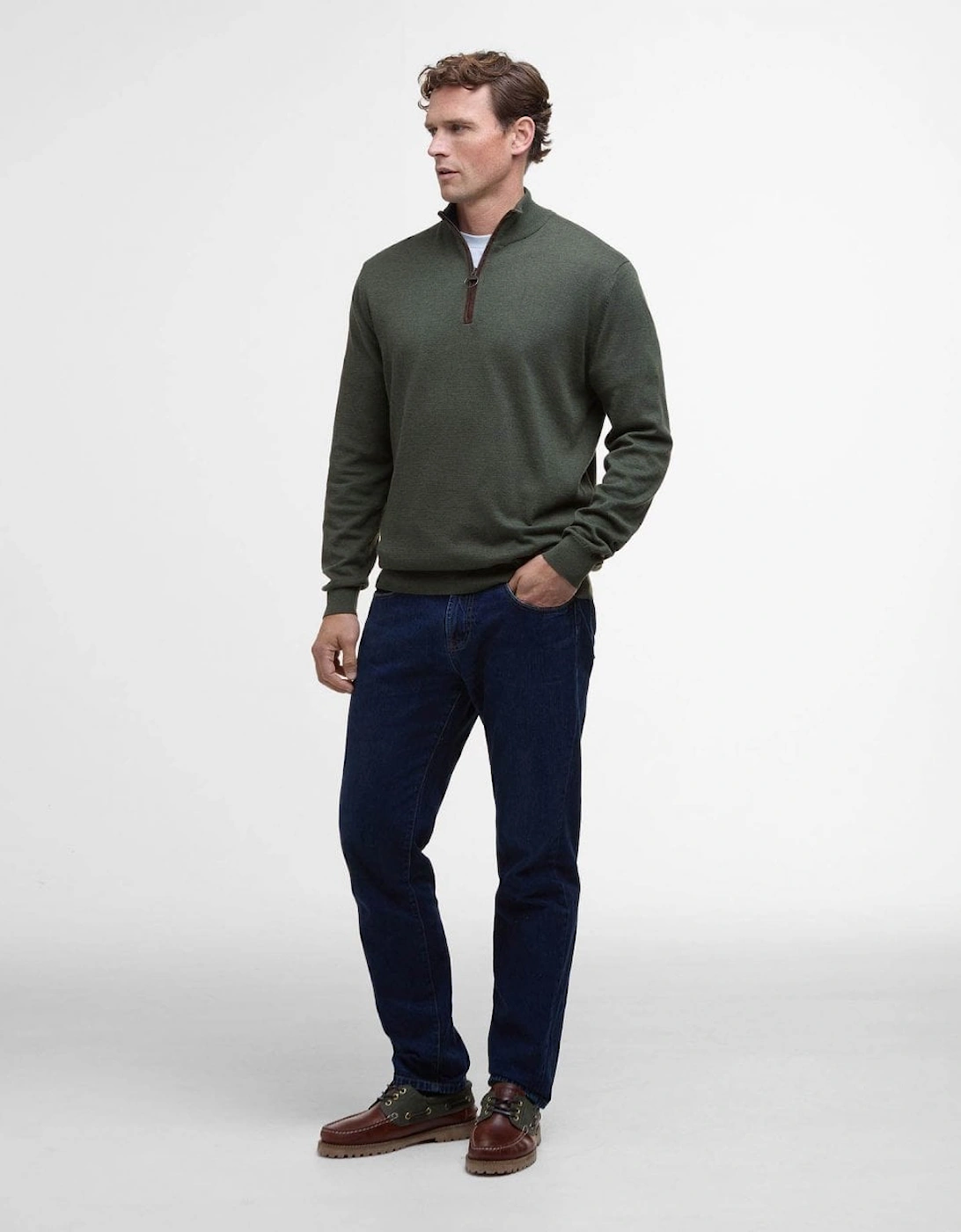Bayfield Mens Half Zip Jumper, 8 of 7