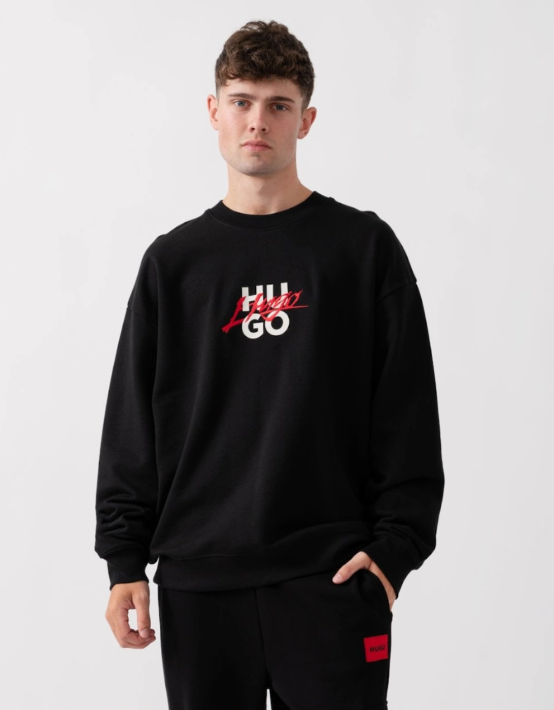 HUGO Dlogonty Mens Sweatshirt, 5 of 4
