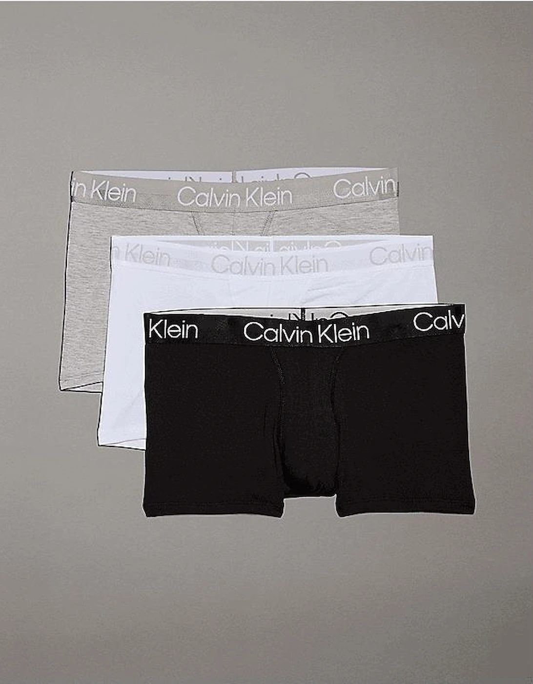 Calvin Klein Men's Black 3 Pack Modern Structure Trunks - : 37/36/32 Xl