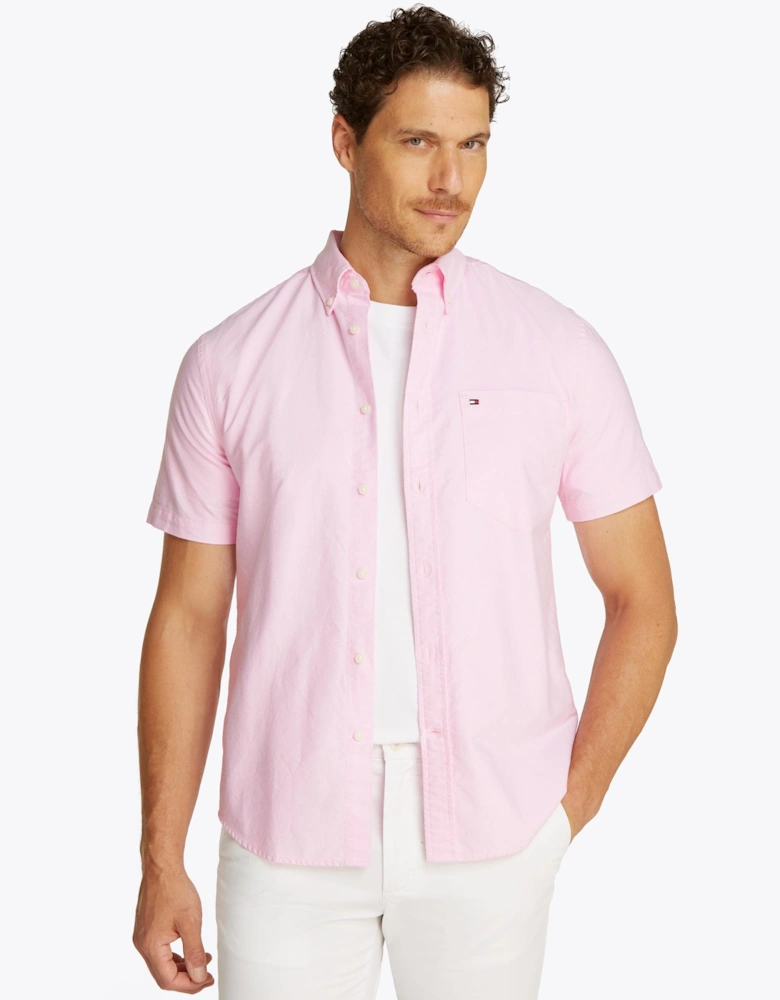 Heritage Oxford Shot Sleeve Mens Shirt