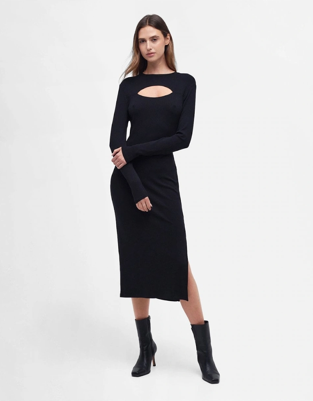 Nebula Womens Slim Midi Dress, 8 of 7