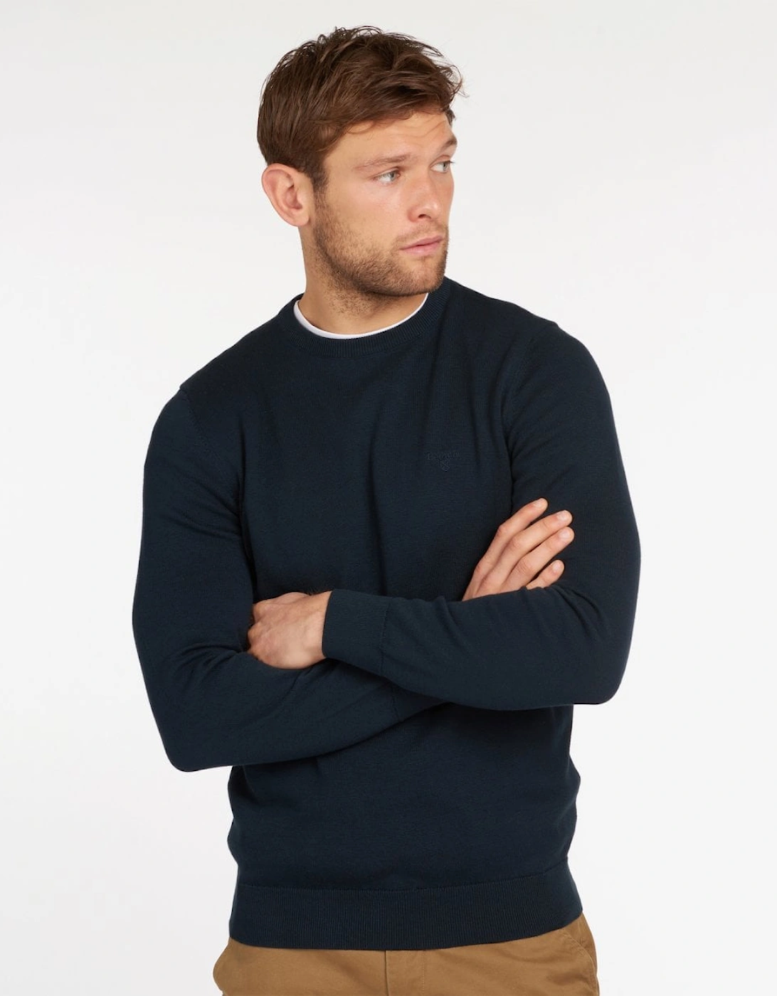 Pima Cotton Mens Crew Sweatshirt, 6 of 5