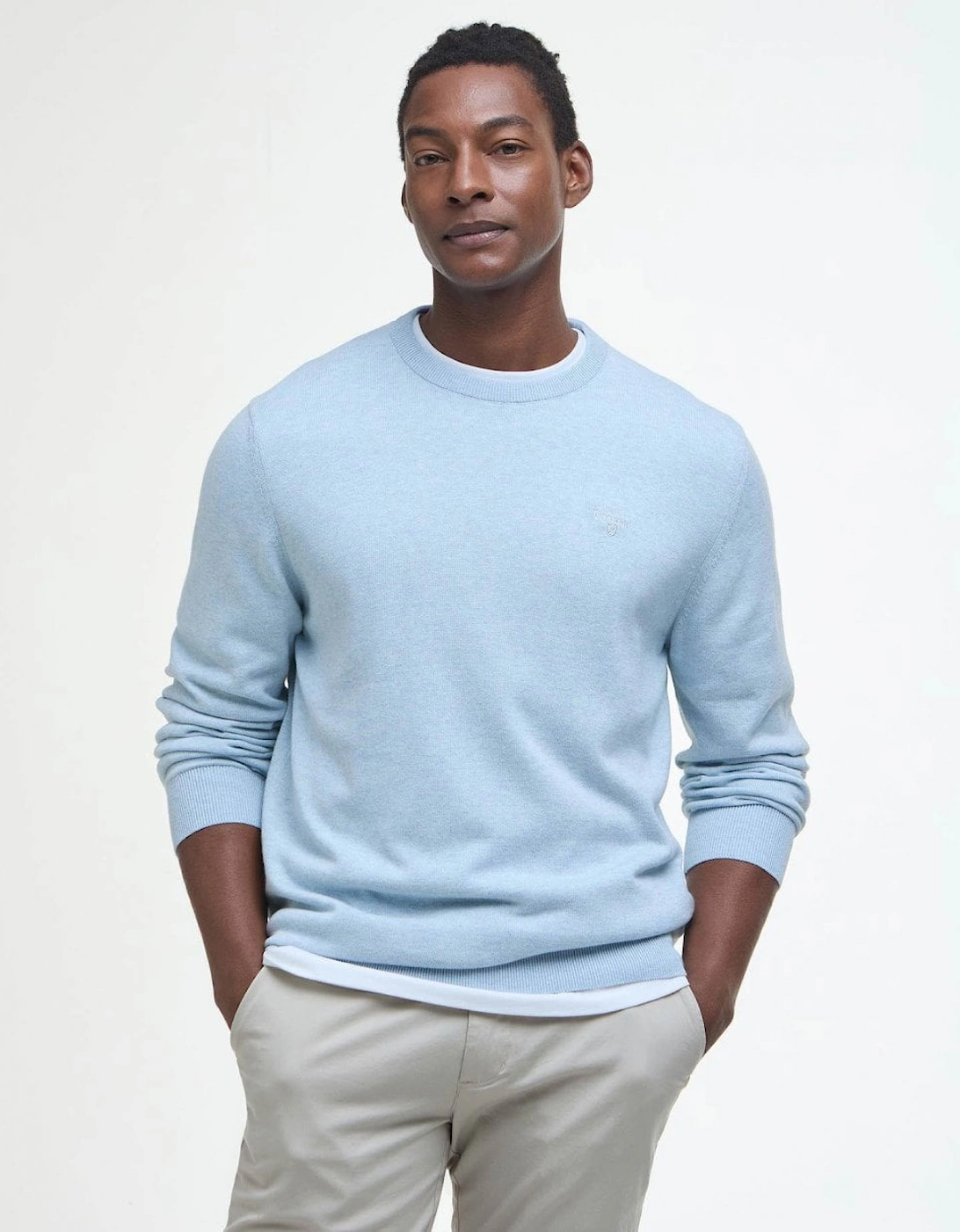 Pima Cotton Mens Crew Sweatshirt, 7 of 6