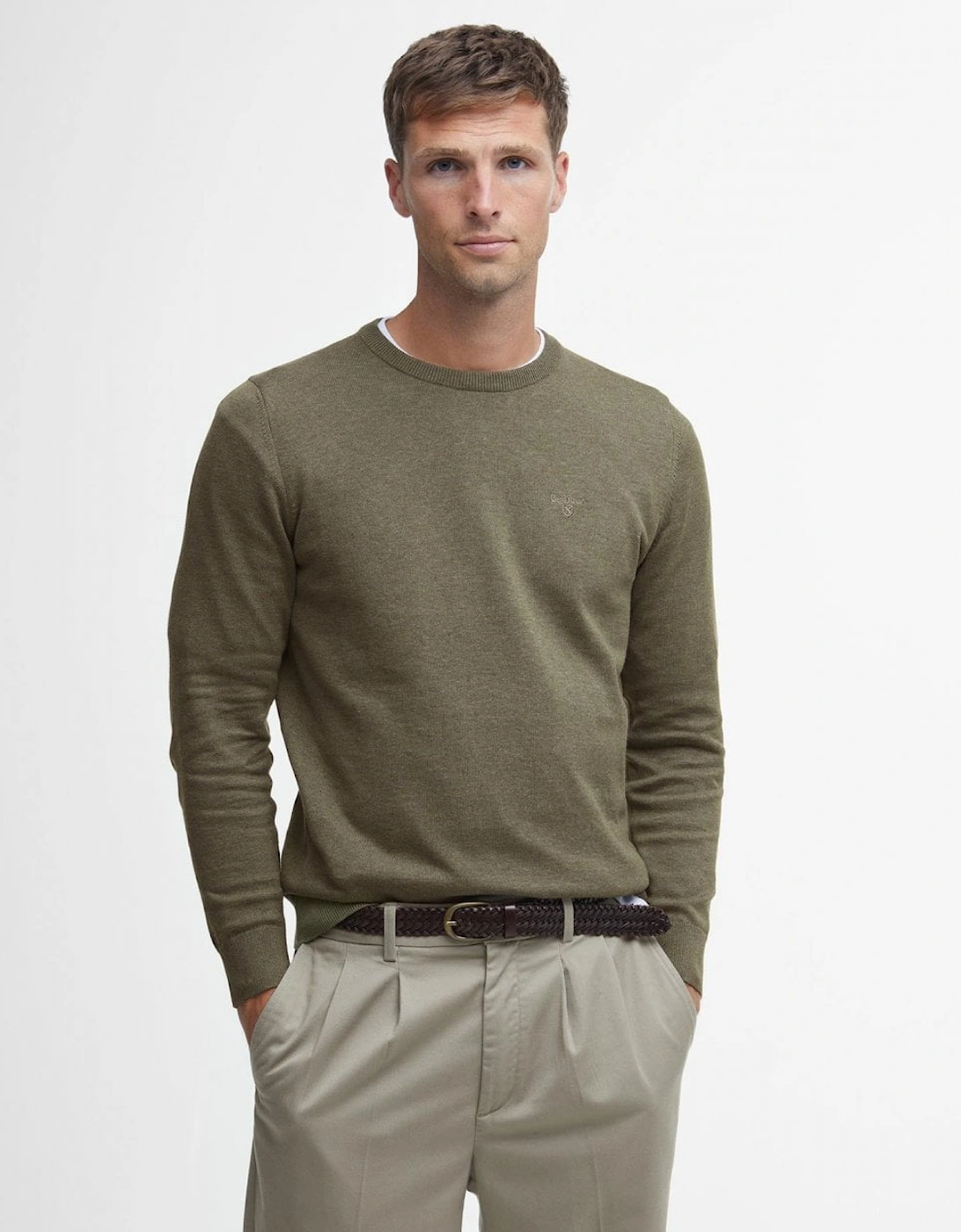 Pima Cotton Mens Crew Sweatshirt, 7 of 6