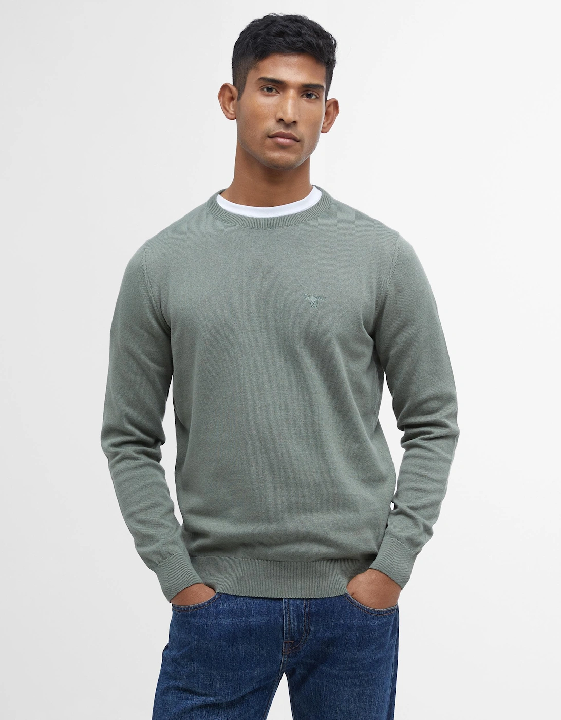 Pima Cotton Mens Crew Sweatshirt, 8 of 7