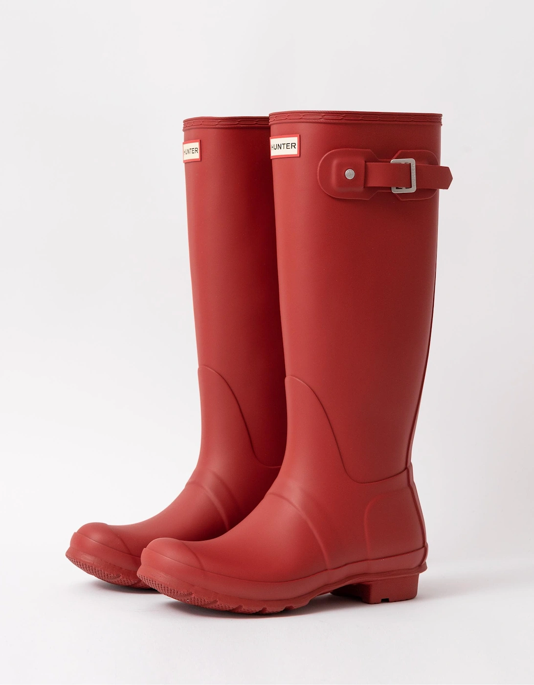 Women's Hunter Original Tall Womens Wellies - Military Red - Size: 6