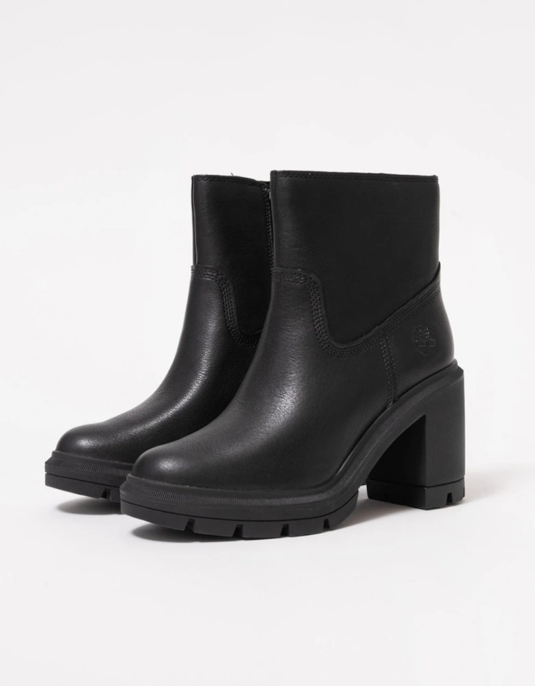 Allington Heights Mid Zip Up Womens Boots - Black Full Grain