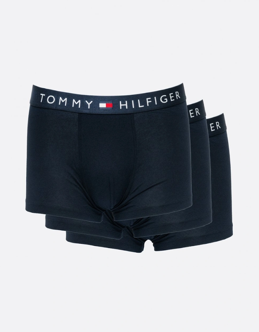 Tommy Hilfiger Men's Blue/Black 3-Pack Trunks - : 33/32/32/5/5.5/6.5/7/6/7.5 M