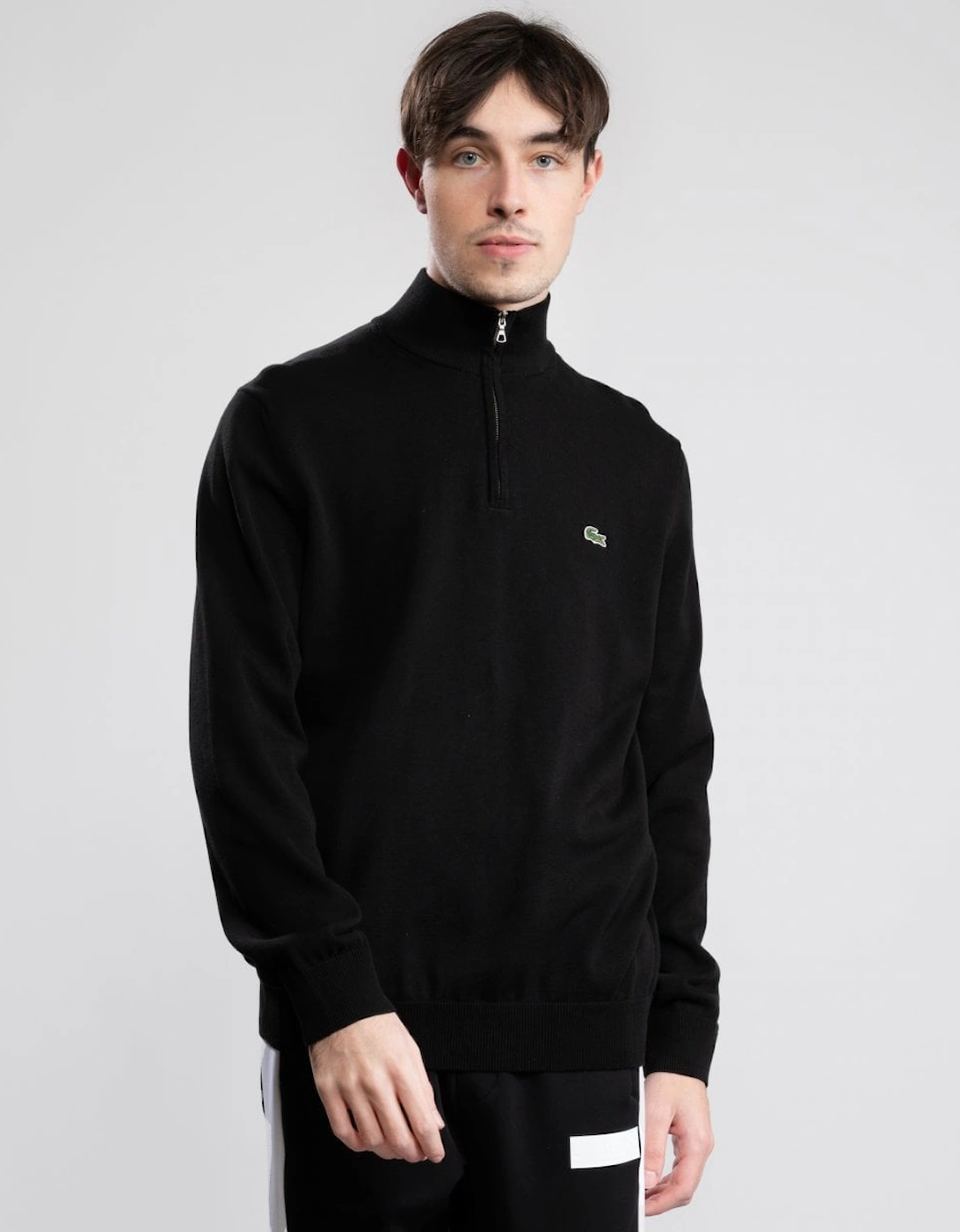 Half Zip Logo Mens Sweatshirt, 7 of 6