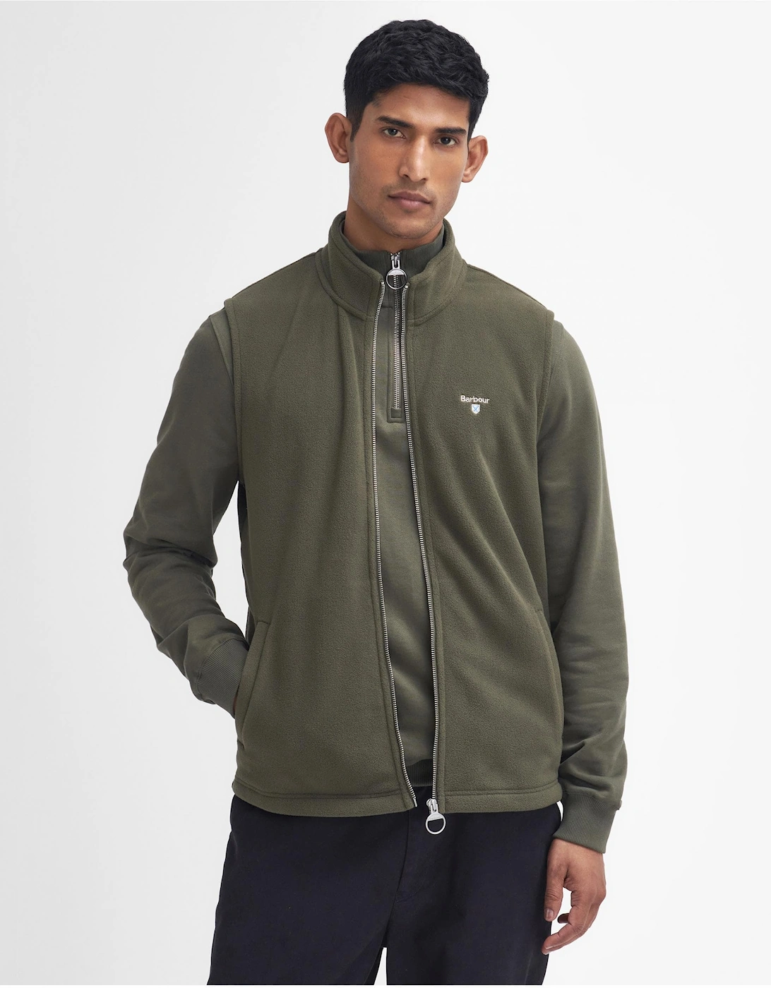 Essentials Mens Fleece Gilet, 9 of 8