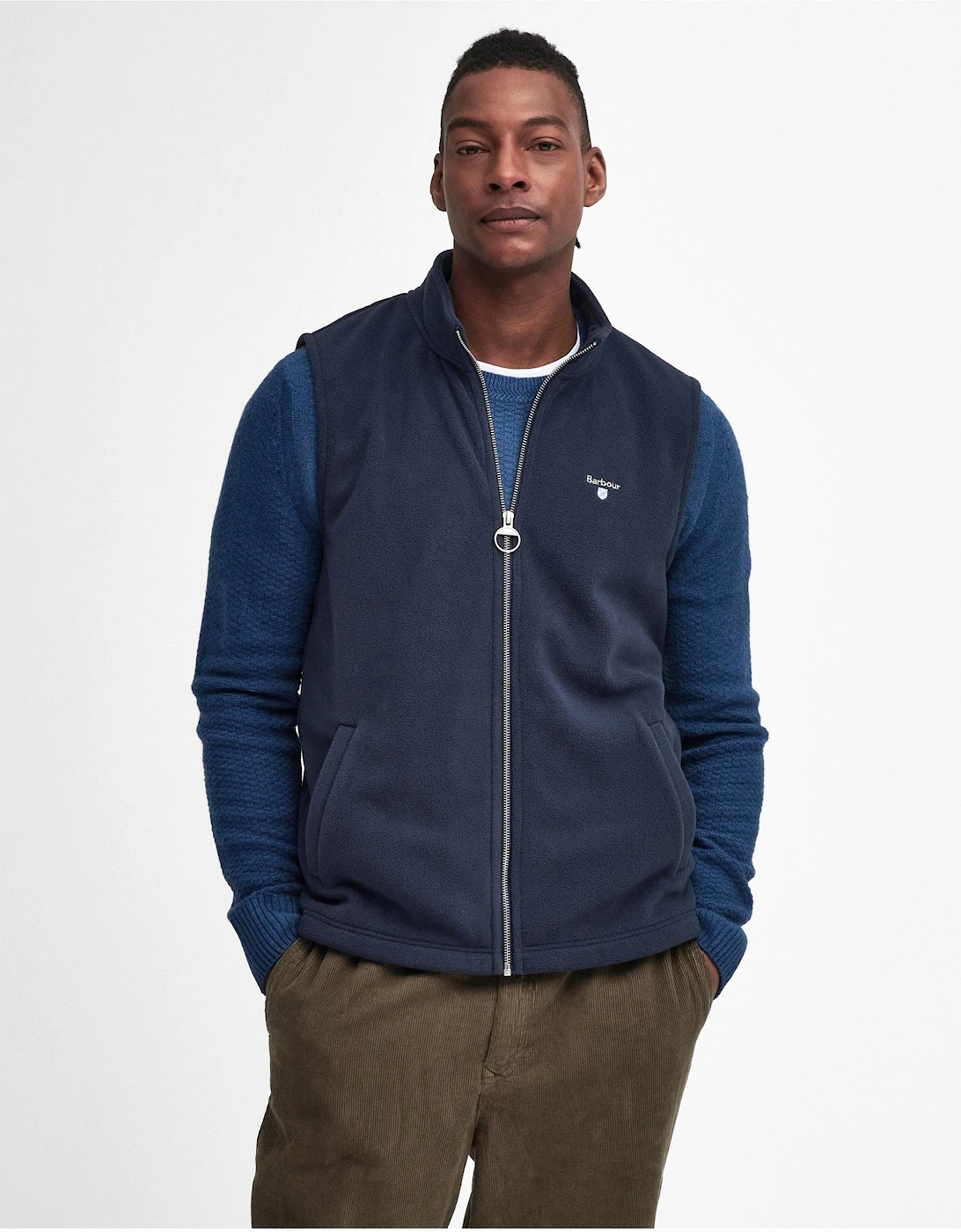 Essentials Mens Fleece Gilet, 9 of 8