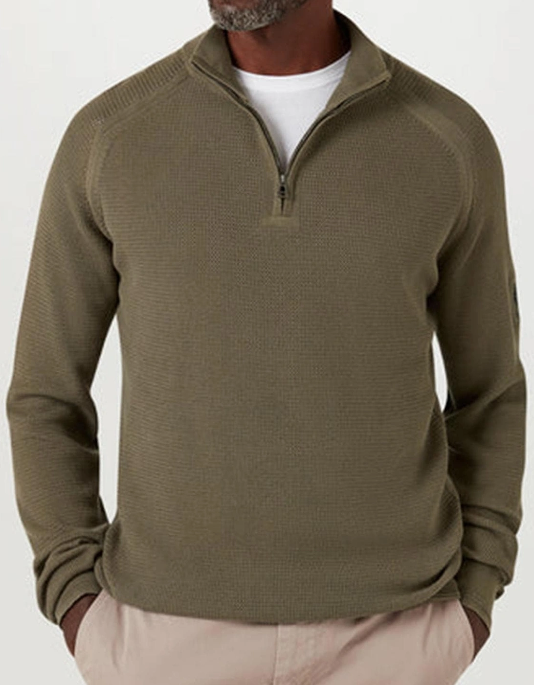 Guide Mens Quarter Zip Jumper, 4 of 3