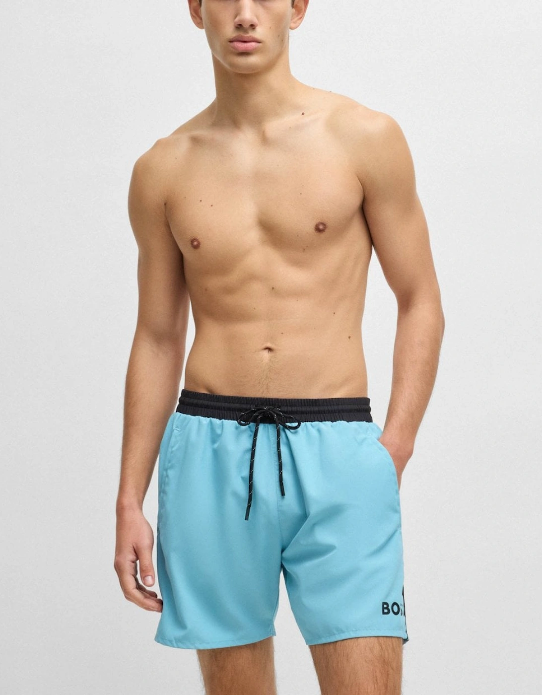 BOSS Orange Starfish Mens Swim Shorts, 5 of 4