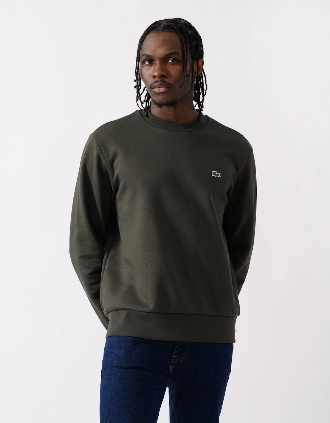 Mens Crew Neck Fleece Sweatshirt