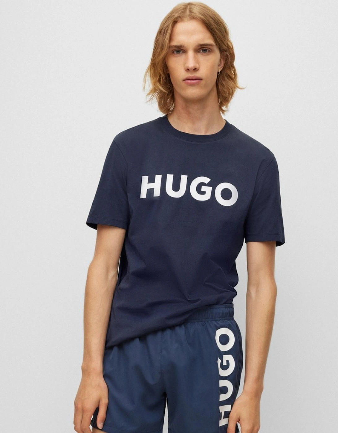 Hugo Boss Men's Navy Hugo Dulivio T-Shirt Nos - Dark Blue 405  38 M