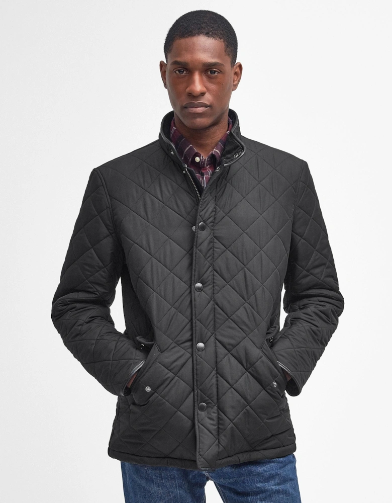Powell Mens Quilted Jacket - Black