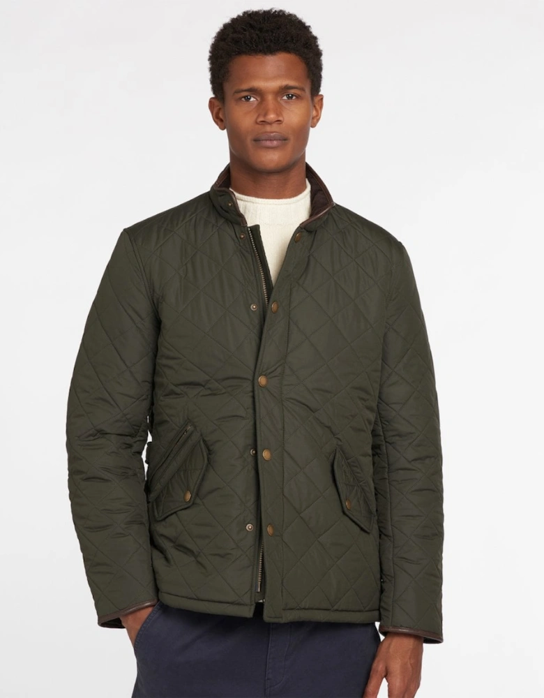 Powell Mens Quilted Jacket - Sage