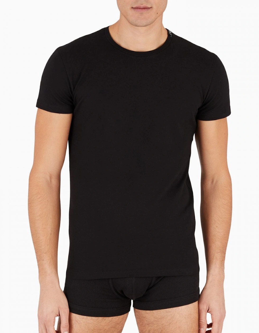 Mens Crew Neck Loungewear T-Shirt 111035-4F531, 3 of 2