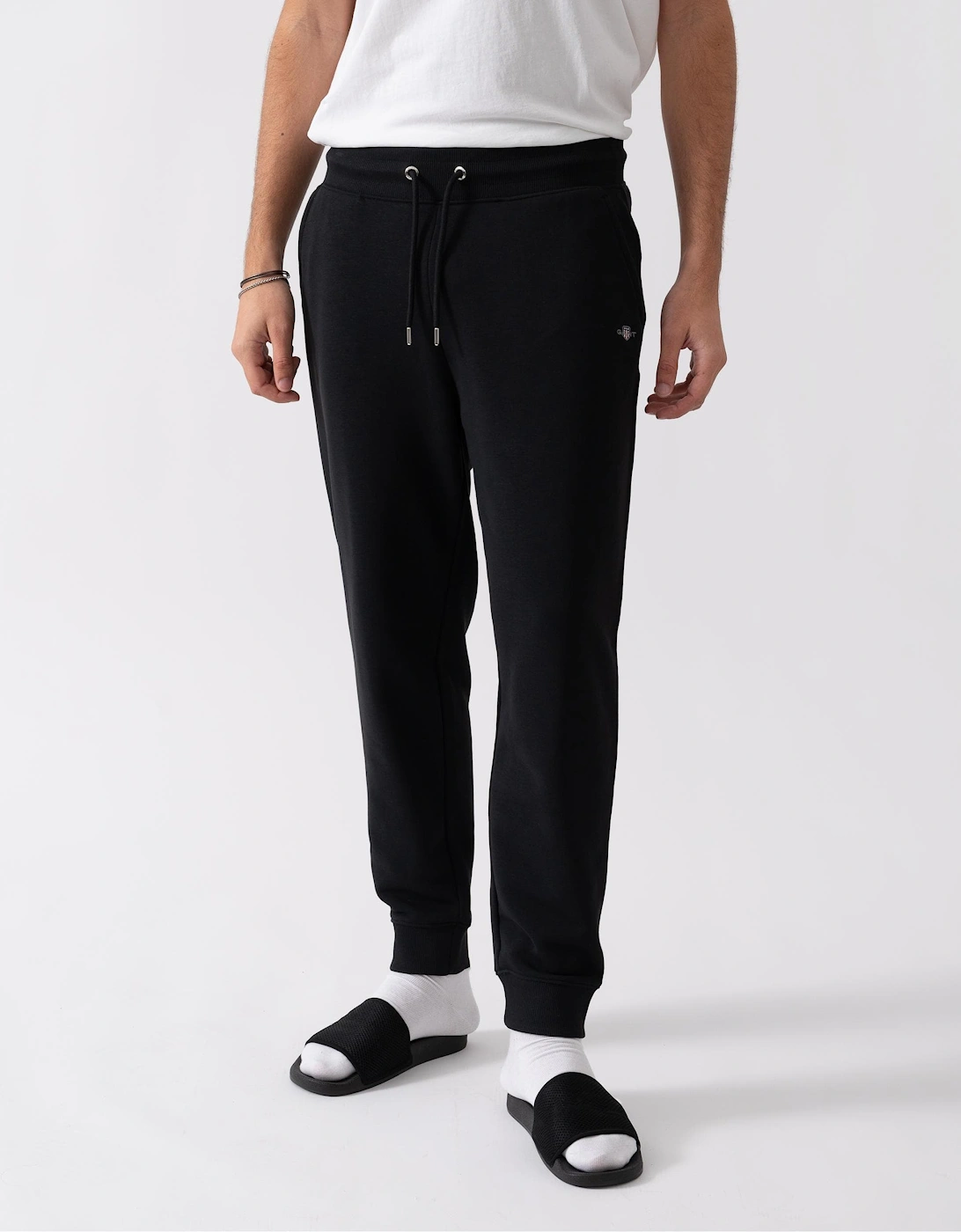 Men's GANT Mens Shield Sweatpants - 5 Black - Size: 37/36/32
