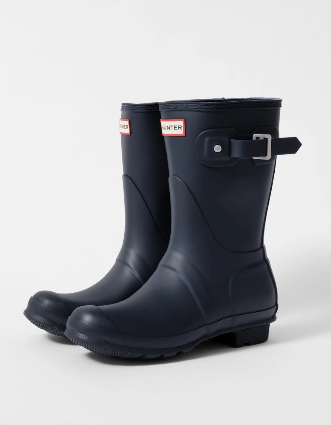 Women's Hunter Original Short Womens Wellies - Navy - Size: 4