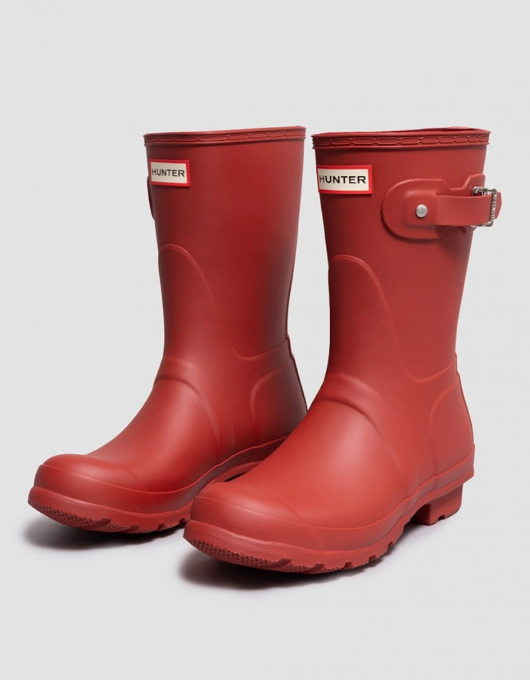 Women's Hunter Original Short Womens Wellies - Military Red - Size: 5