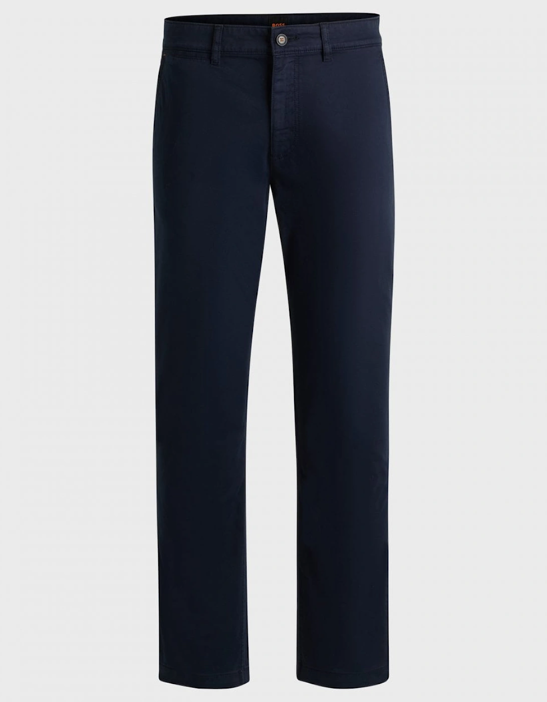 BOSS Orange Mens Regular Fit Chinos in Stretch-Cotton Satin, 3 of 2