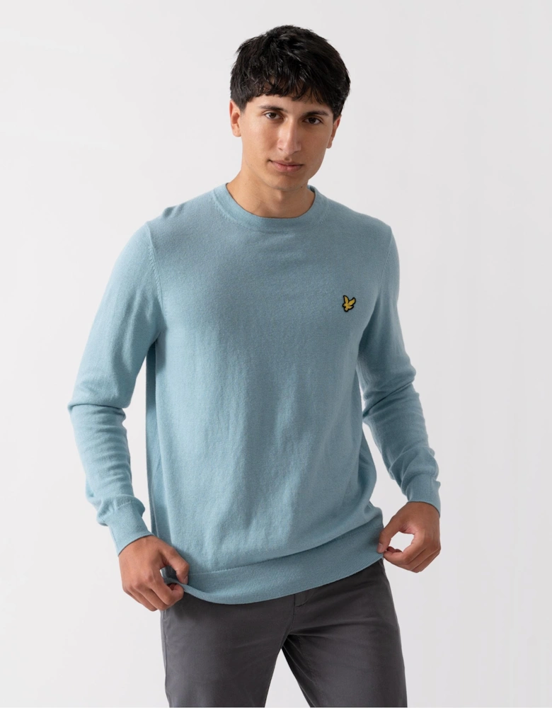 Lyle & Scott Cotton Merino Mens Crew Neck Jumper