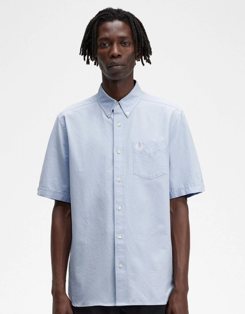 Mens Short Sleeve Oxford Shirt
