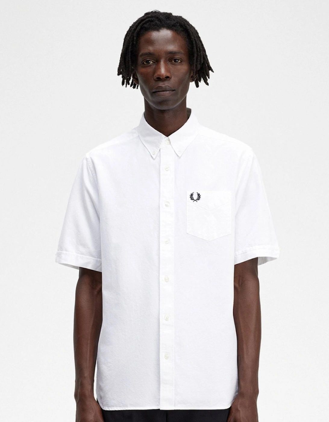 Mens Short Sleeve Oxford Shirt, 5 of 4