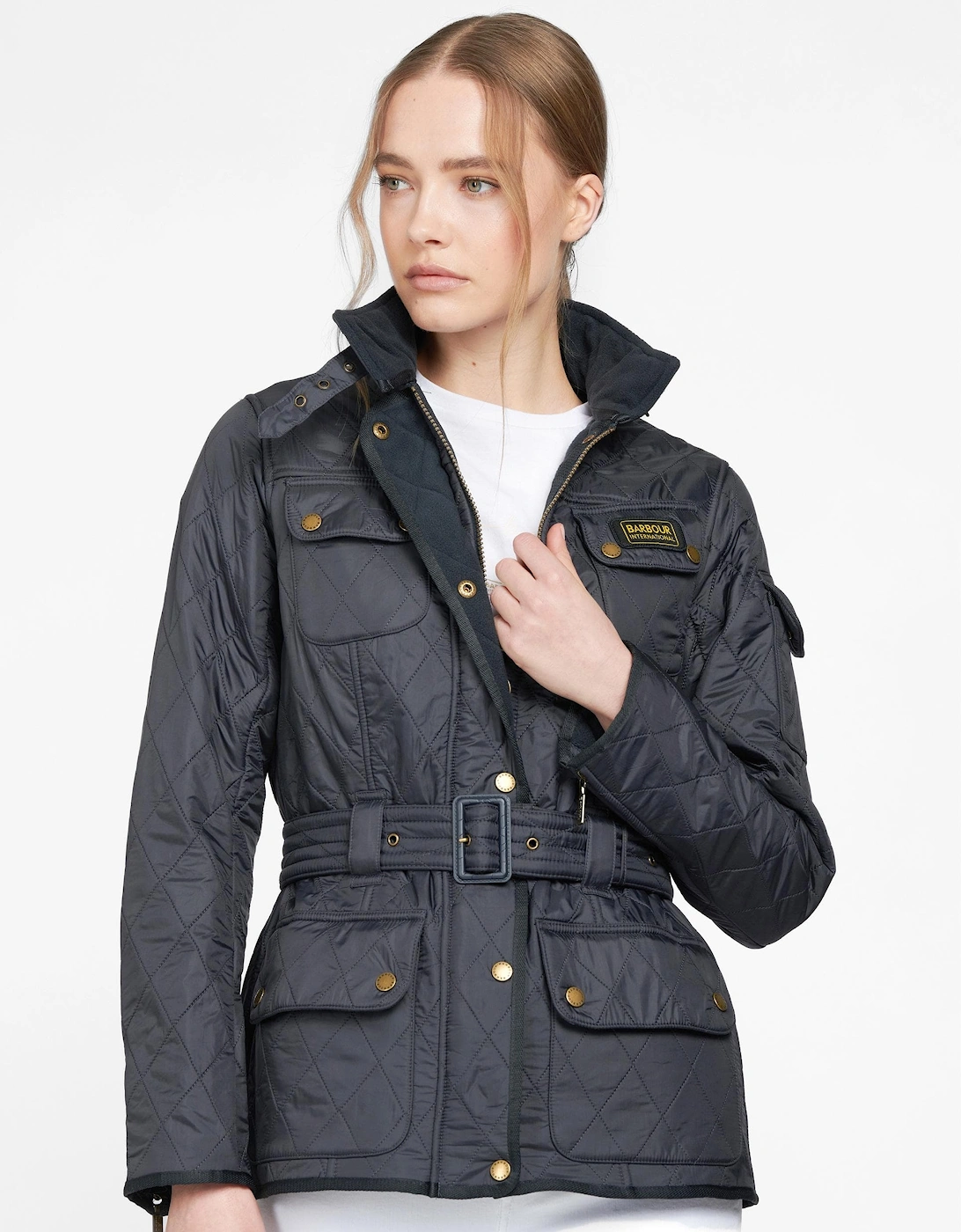Womens Polarquilt Jacket - Navy, 11 of 10