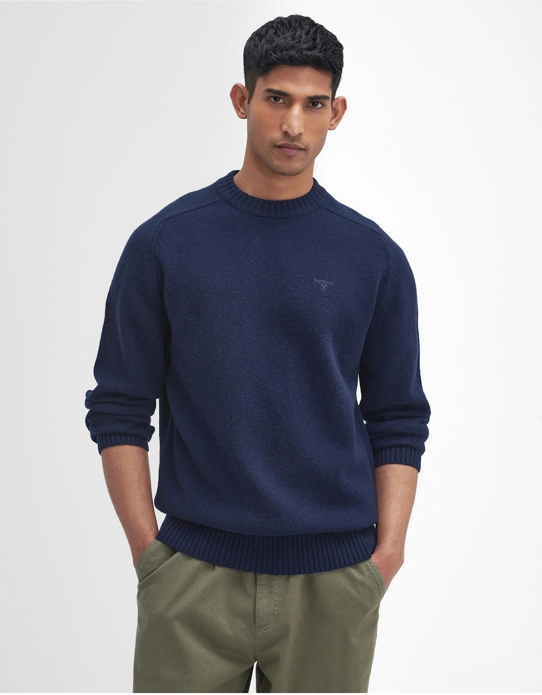 Grangetown Mens Crew Neck Knitted Sweater, 8 of 7