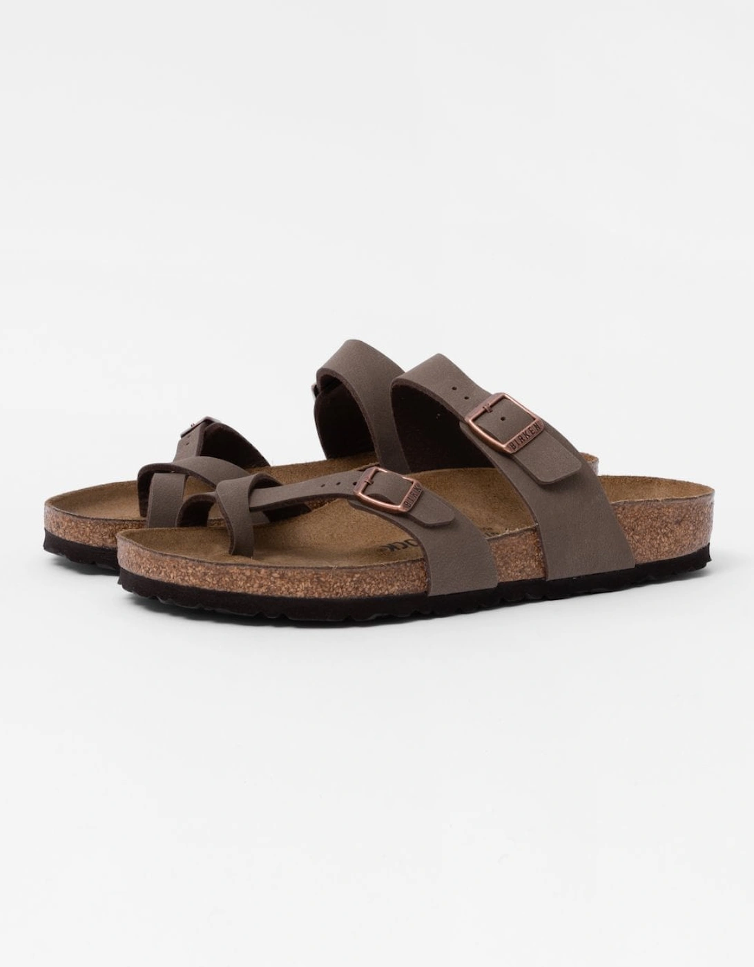 Birkenstock Women's Brown Mayari Birko Flor Sandals - Mocha  4.5