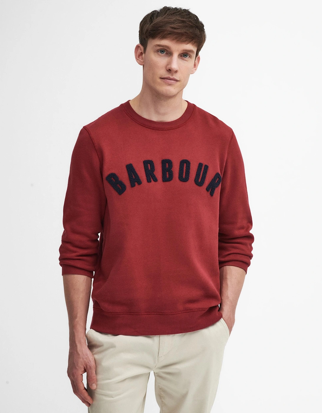 Prep Logo Crew Mens Sweatshirt, 8 of 7